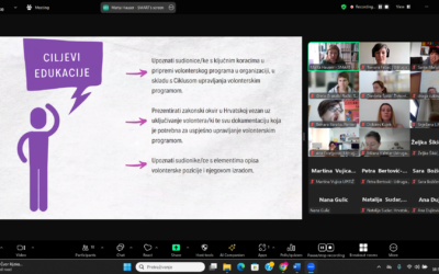 Održana radionica pod nazivom “Uvod u upravljanje volonterskim programom”